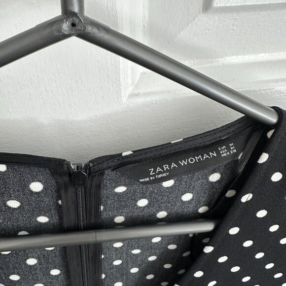 Black and white polka dot Zara jumpsuit - Picture 5 of 5